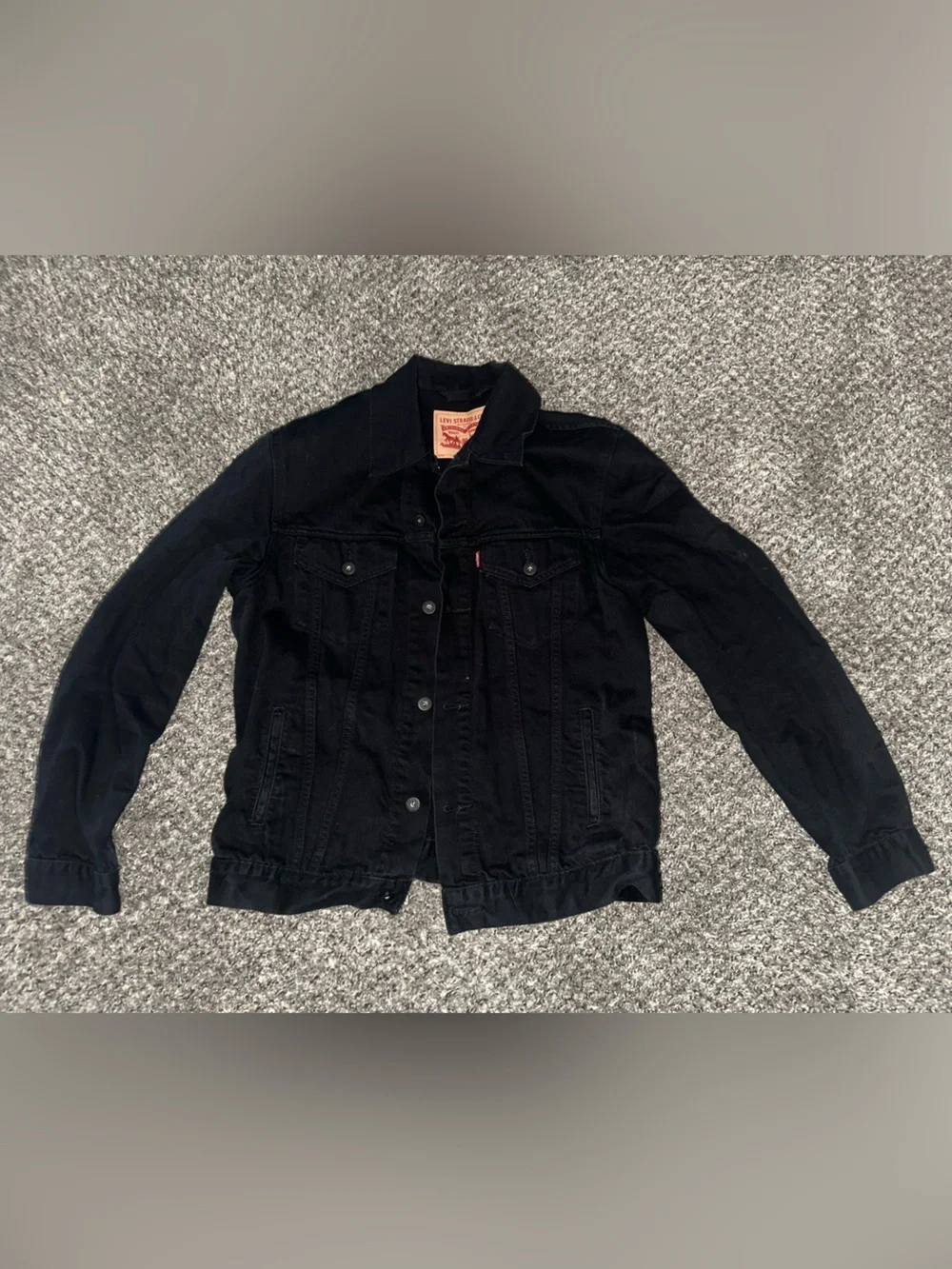 Levi's Black Denim Trucker Jacket